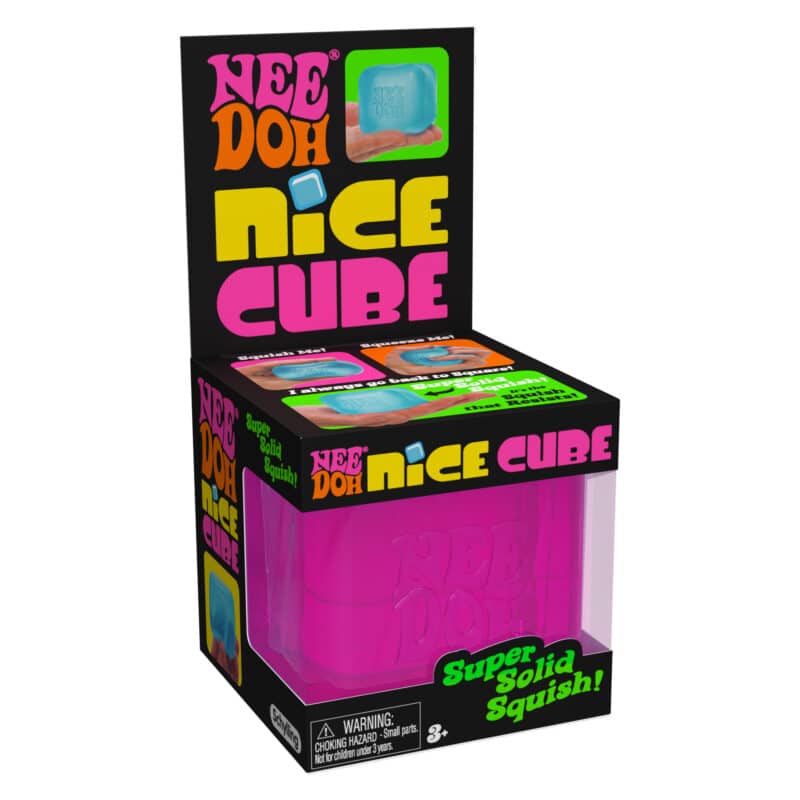 Nee Doh Nice Cube — Hot Pink